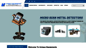 What Uniqueequipments.com website looked like in 2020 (4 years ago)