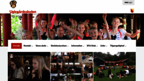 What Uglegaardsskolen.dk website looked like in 2020 (4 years ago)