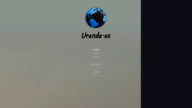 What Urende.es website looked like in 2020 (4 years ago)