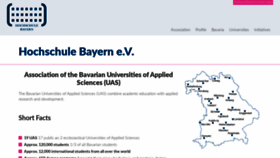 What Uas.bayern website looked like in 2020 (4 years ago)