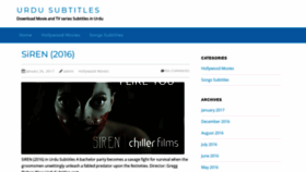 What Urdusubtitles.com website looked like in 2020 (4 years ago)