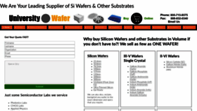 What Universitywafer.com website looked like in 2020 (4 years ago)