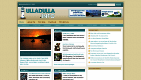 What Ulladulla.info website looked like in 2020 (4 years ago)