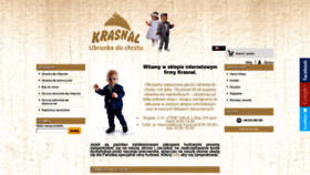 What Ubranka-dochrztu.com website looked like in 2020 (4 years ago)