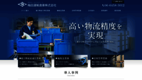 What Umeda.co.jp website looked like in 2020 (4 years ago)