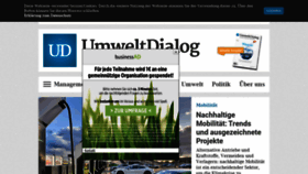 What Umweltdialog.de website looked like in 2020 (4 years ago)