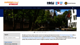 What Utrechtsummerschool.nl website looked like in 2020 (4 years ago)