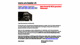What Urs-beeler.ch website looked like in 2020 (4 years ago)