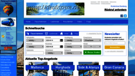 What Urlaubspara.de website looked like in 2020 (4 years ago)