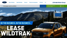 What Ultimateford.co.nz website looked like in 2020 (4 years ago)