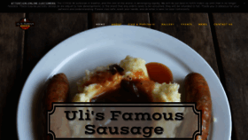 What Ulisfamoussausage.com website looked like in 2020 (4 years ago)