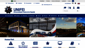What Unifei.edu.br website looked like in 2020 (4 years ago)