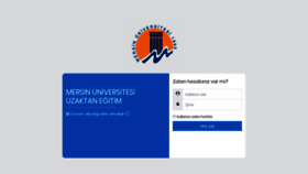What Ue.mersin.edu.tr website looked like in 2020 (4 years ago)