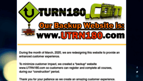 What Uturn180.com website looked like in 2020 (4 years ago)