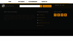 What Usa-yellowpagesonline.com website looked like in 2020 (4 years ago)