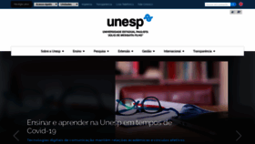 What Unesp.br website looked like in 2020 (4 years ago)