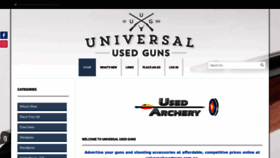 What Universalusedguns.com.au website looked like in 2020 (4 years ago)