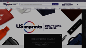 What Usimprints.com website looked like in 2020 (4 years ago)