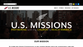 What Usmissions.org website looked like in 2020 (4 years ago)