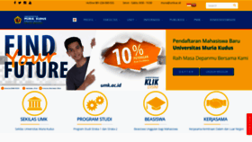 What Umk.ac.id website looked like in 2020 (5 years ago)