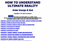 What Understand-ultimate-reality.com website looked like in 2020 (4 years ago)