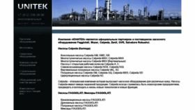 What Unitek-spb.ru website looked like in 2020 (4 years ago)