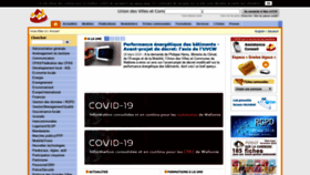 What Uvcw.be website looked like in 2020 (5 years ago)