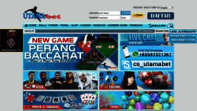 What Utamabet.com website looked like in 2020 (4 years ago)