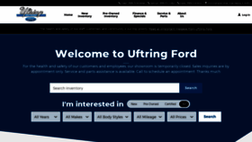 What Uftringford.com website looked like in 2020 (4 years ago)