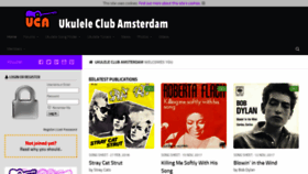 What Ukuleleclub.org website looked like in 2020 (4 years ago)