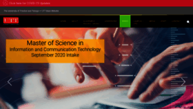 What Utt.edu.tt website looked like in 2020 (4 years ago)