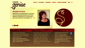 What Uniquelysenise.com website looked like in 2020 (5 years ago)