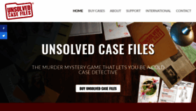 What Unsolvedcasefiles.com website looked like in 2020 (4 years ago)