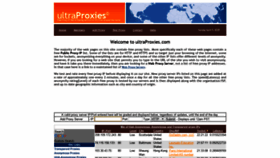What Ultraproxies.com website looked like in 2020 (4 years ago)