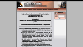 What Udeska.info website looked like in 2020 (4 years ago)