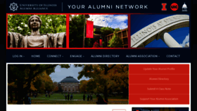 What Uialumninetwork.org website looked like in 2020 (4 years ago)