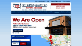What Usacheckcashingstore.com website looked like in 2020 (4 years ago)