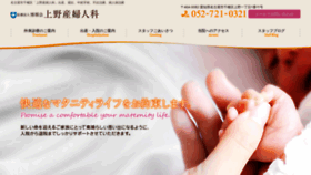 What Ueno-sanfujinka.jp website looked like in 2020 (4 years ago)