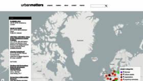 What Urban-matters.org website looked like in 2020 (4 years ago)