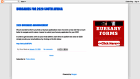 What Universityofjohannesburg.blogspot.co.za website looked like in 2020 (4 years ago)