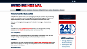 What Unitedbusinessmail.com website looked like in 2020 (4 years ago)