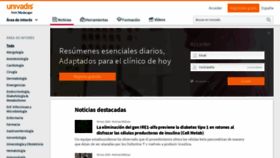 What Univadis.es website looked like in 2020 (4 years ago)