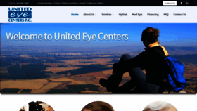 What Unitedeyecenters.com website looked like in 2020 (4 years ago)