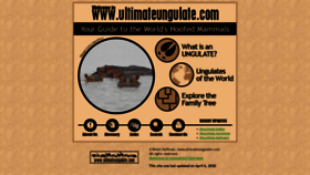 What Ultimateungulate.com website looked like in 2020 (4 years ago)
