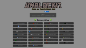 What Unblocked.li website looked like in 2020 (4 years ago)