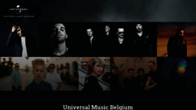 What Universalmusic.be website looked like in 2020 (4 years ago)
