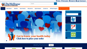 What Ultawellness.com website looked like in 2020 (4 years ago)