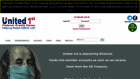 What United1stfcu.org website looked like in 2020 (4 years ago)