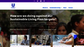 What Unilevernigeria.com website looked like in 2020 (3 years ago)