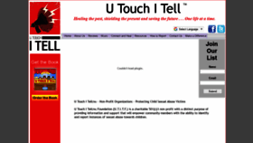 What Utouchitell.org website looked like in 2020 (4 years ago)